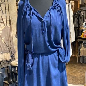 Chaser Brand Long Sleeve belted Dress